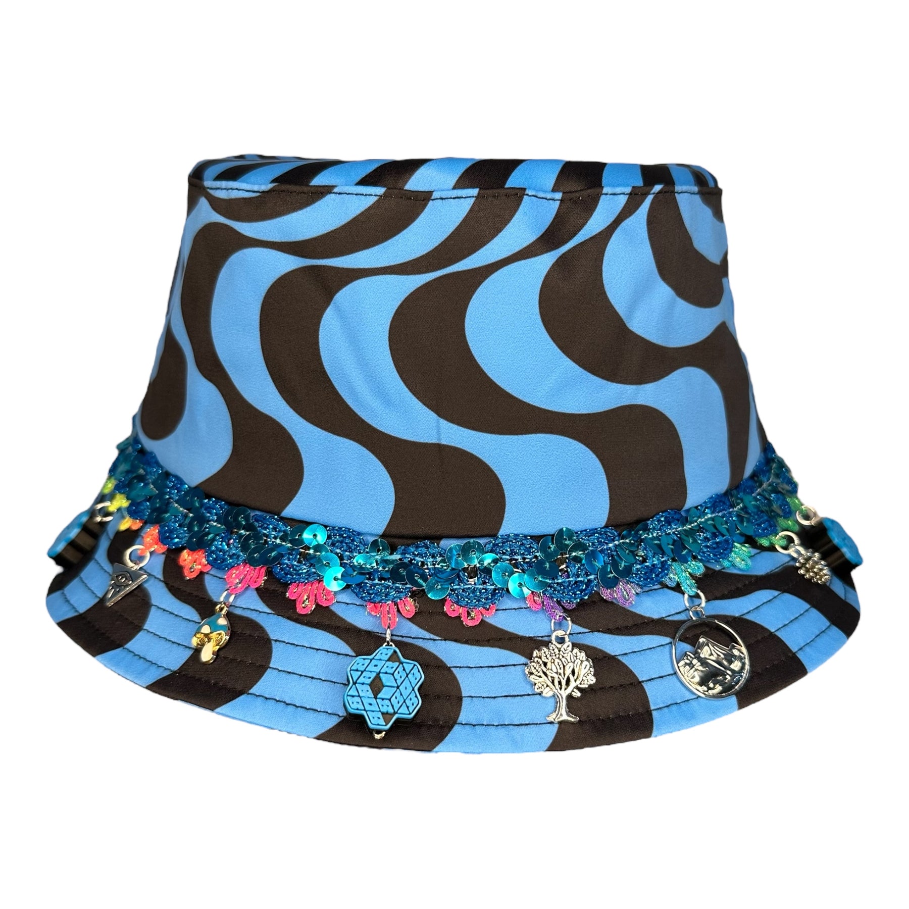 808 x DISCO DRIPS BUCKET HAT: STANDARD SIZE - HALF DRIP