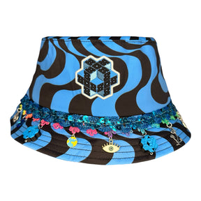 808 x DISCO DRIPS BUCKET HAT: STANDARD SIZE - HALF DRIP