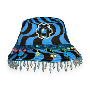 808 x DISCO DRIPS BUCKET HAT: STANDARD SIZE - FULL DRIP