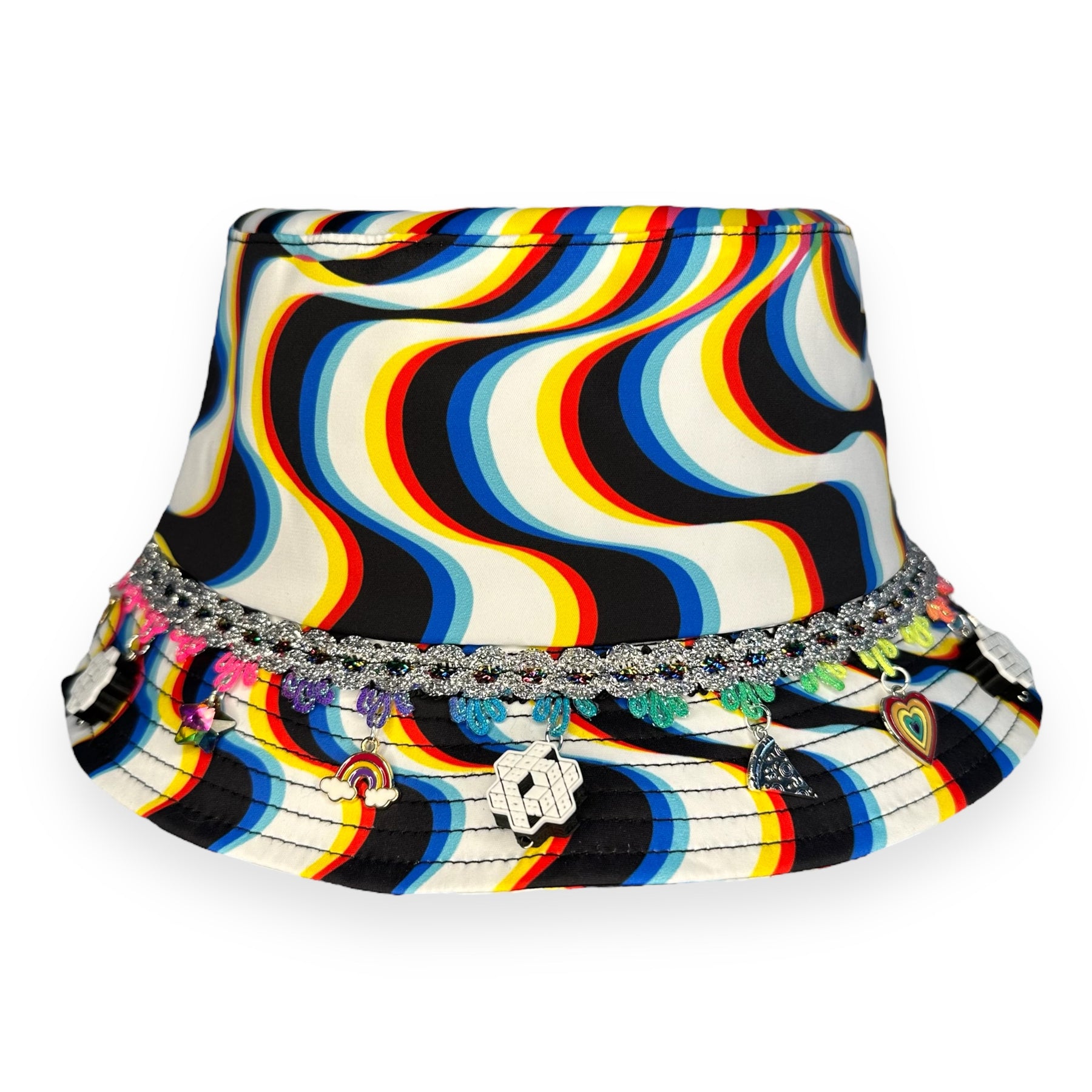 808 x DISCO DRIPS BUCKET HAT: STANDARD SIZE - HALF DRIP