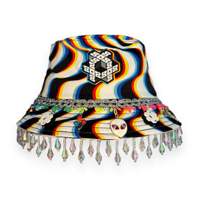 808 x DISCO DRIPS BUCKET HAT: STANDARD SIZE - FULL DRIP