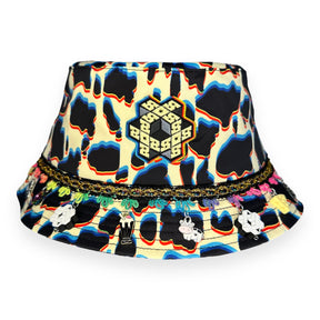 808 x DISCO DRIPS BUCKET HAT: STANDARD SIZE - HALF DRIP