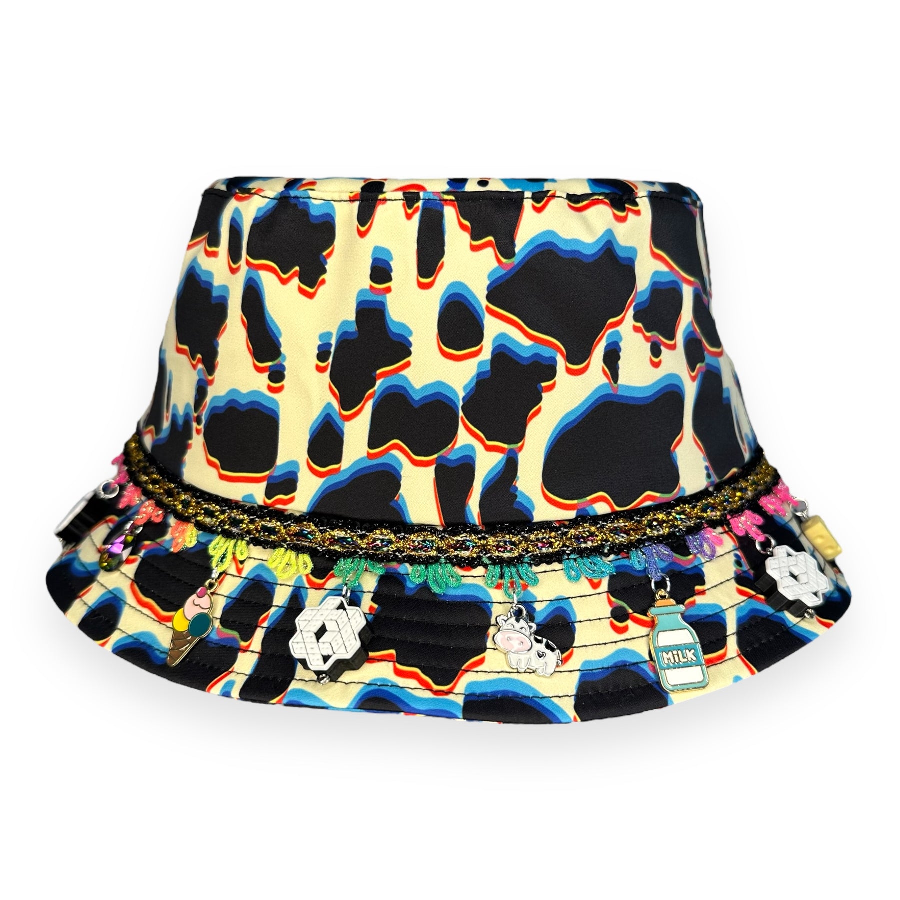 808 x DISCO DRIPS BUCKET HAT: STANDARD SIZE - HALF DRIP