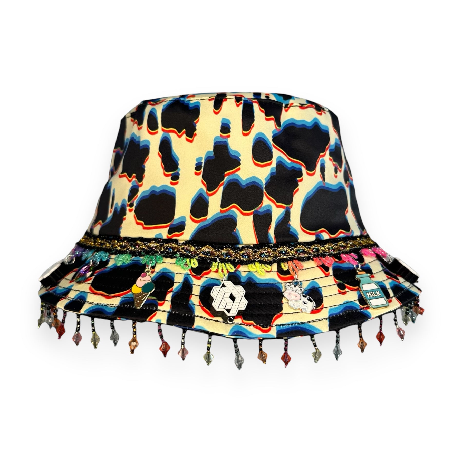 808 x DISCO DRIPS BUCKET HAT: STANDARD SIZE - FULL DRIP