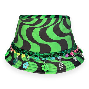 808 x DISCO DRIPS BUCKET HAT: STANDARD SIZE - HALF DRIP