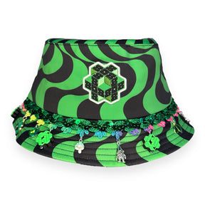 808 x DISCO DRIPS BUCKET HAT: STANDARD SIZE - HALF DRIP