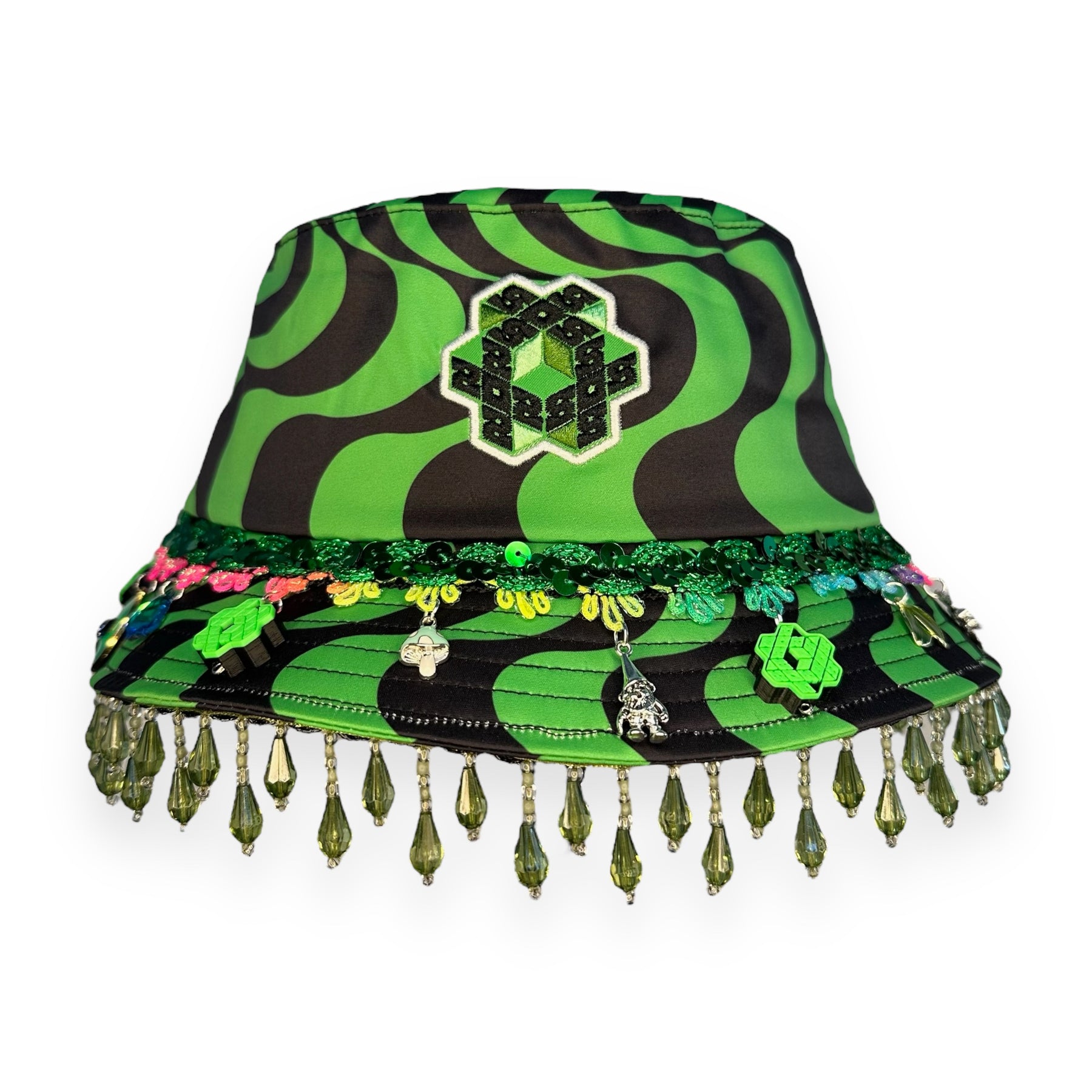 808 x DISCO DRIPS BUCKET HAT: STANDARD SIZE - FULL DRIP