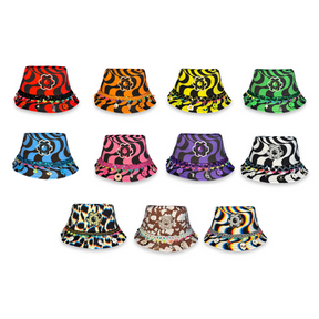 808 x DISCO DRIPS BUCKET HAT: STANDARD SIZE - HALF DRIP