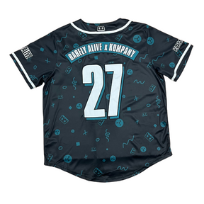 KOMPANY X BARELY ALIVE BASEBALL JERSEY