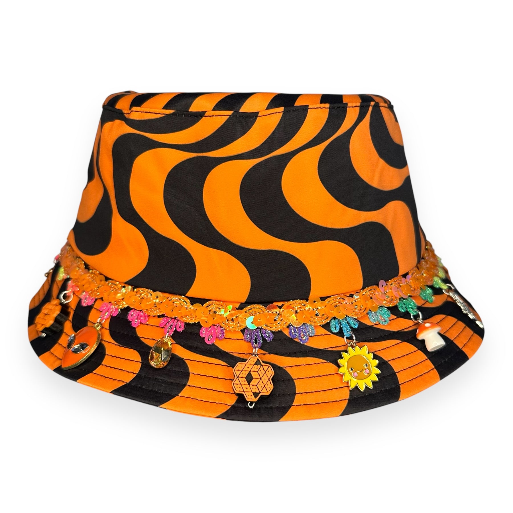 808 x DISCO DRIPS BUCKET HAT: STANDARD SIZE - HALF DRIP