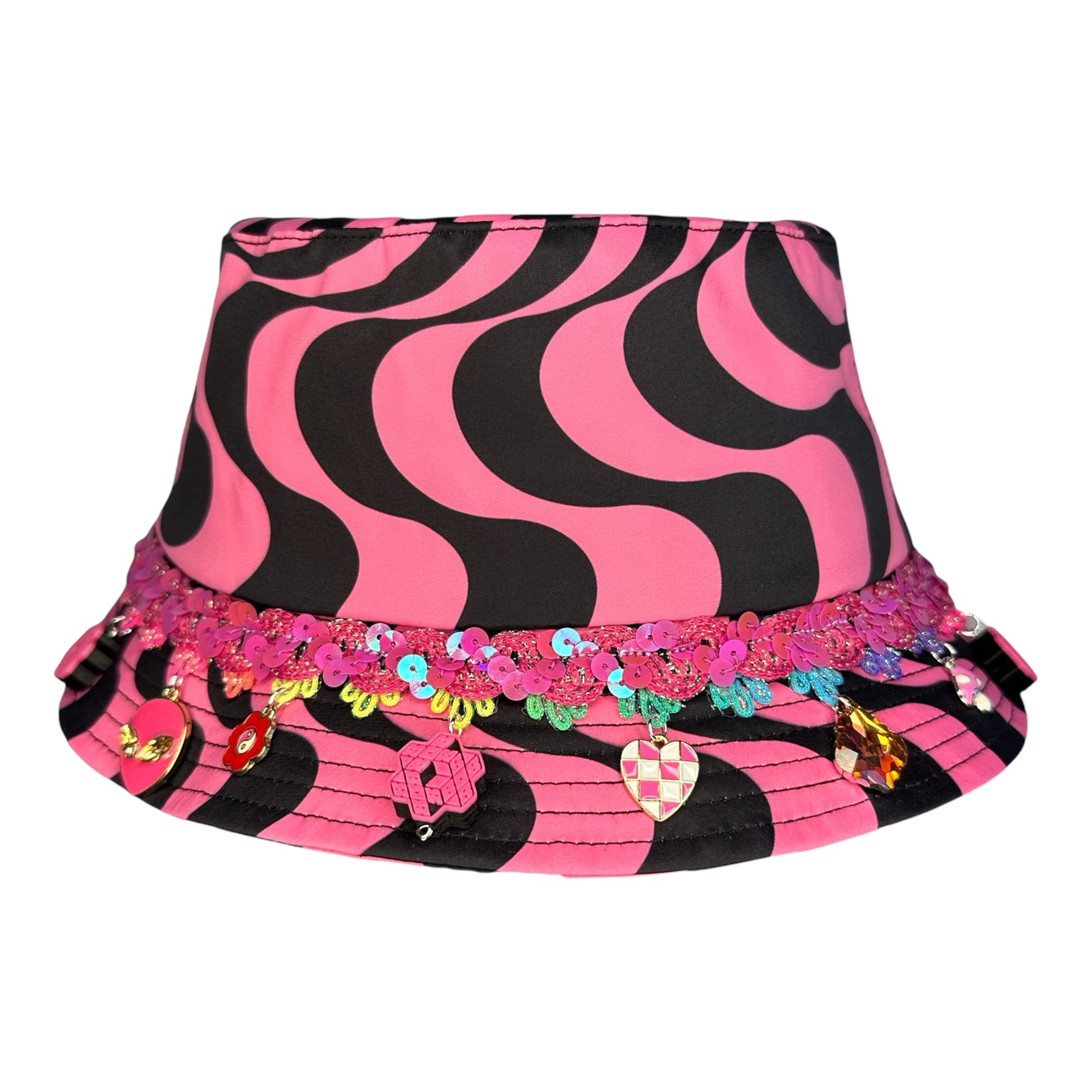 808 x DISCO DRIPS BUCKET HAT: STANDARD SIZE - HALF DRIP