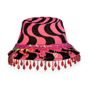 808 x DISCO DRIPS BUCKET HAT: STANDARD SIZE - FULL DRIP