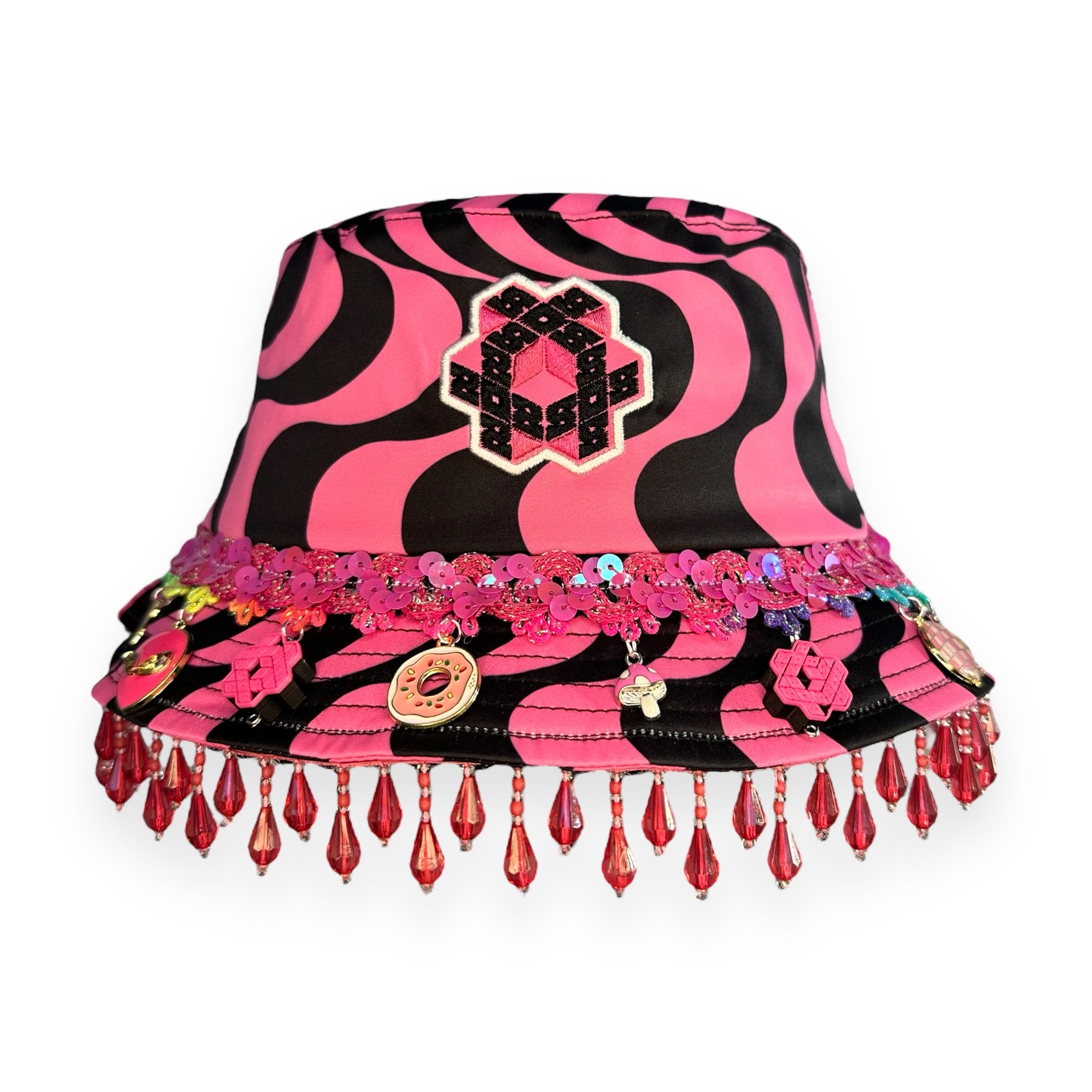 808 x DISCO DRIPS BUCKET HAT: STANDARD SIZE - FULL DRIP