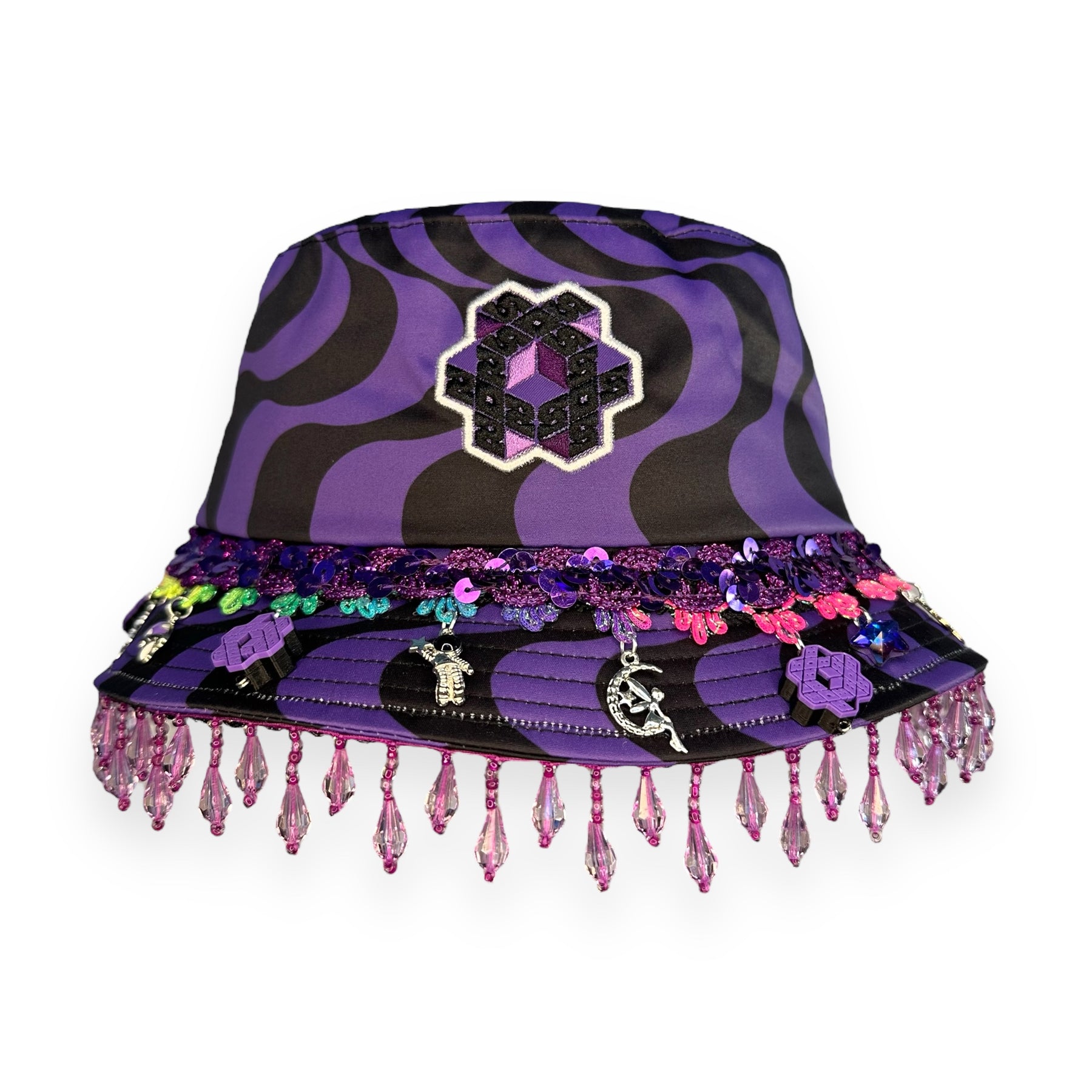 808 x DISCO DRIPS BUCKET HAT: STANDARD SIZE - FULL DRIP