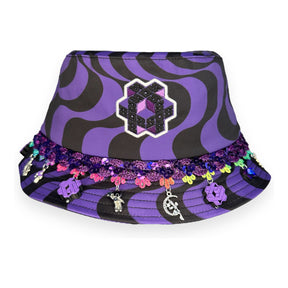 808 x DISCO DRIPS BUCKET HAT: STANDARD SIZE - HALF DRIP