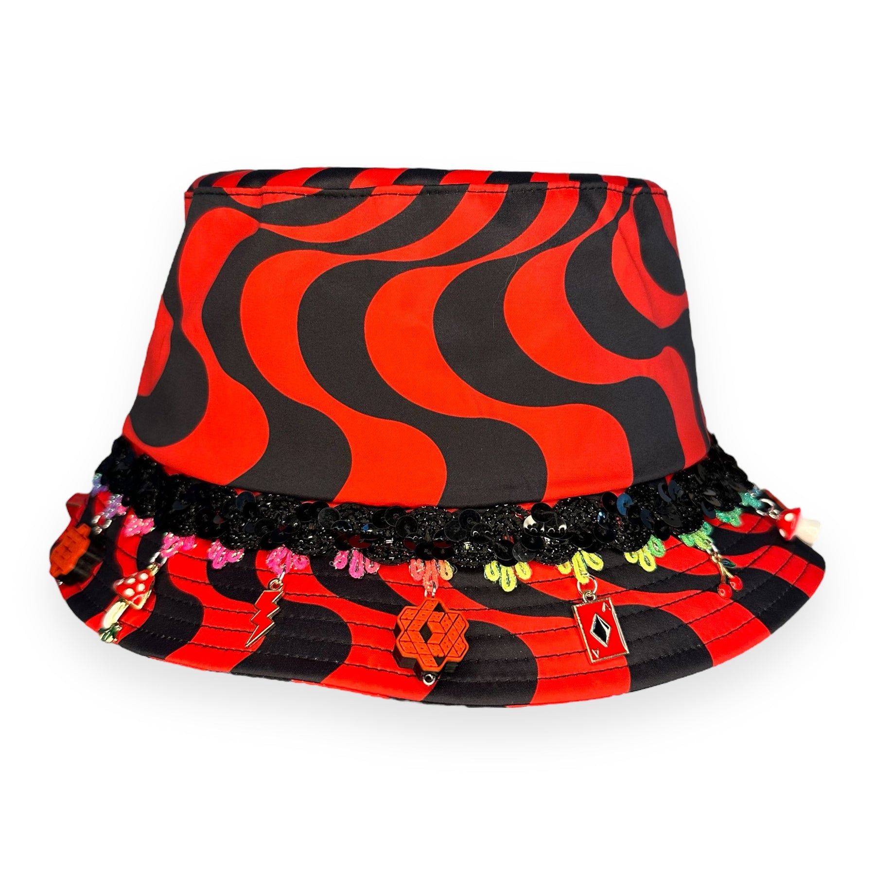 808 x DISCO DRIPS BUCKET HAT: STANDARD SIZE - HALF DRIP