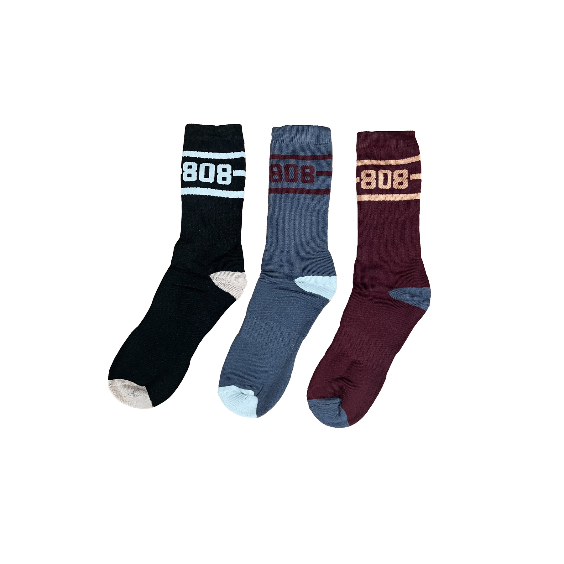 808 Early Winter Socks 3-PACK! - LE 50