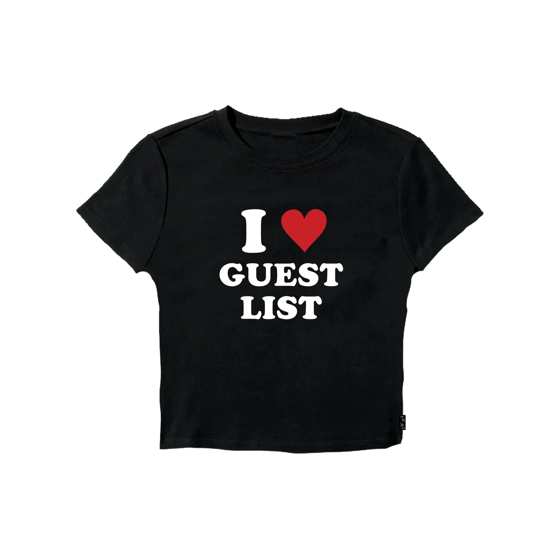 I <3 GUEST LIST BABY TEE