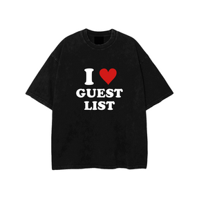 I <3 GUEST LIST T SHIRT