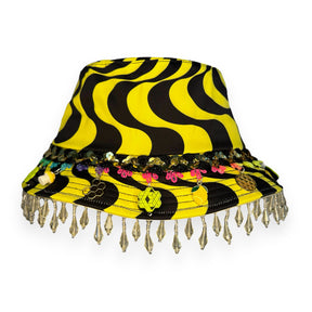 808 x DISCO DRIPS BUCKET HAT: STANDARD SIZE - FULL DRIP