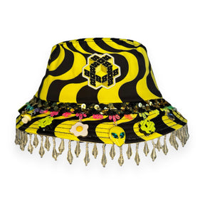 808 x DISCO DRIPS BUCKET HAT: STANDARD SIZE - FULL DRIP